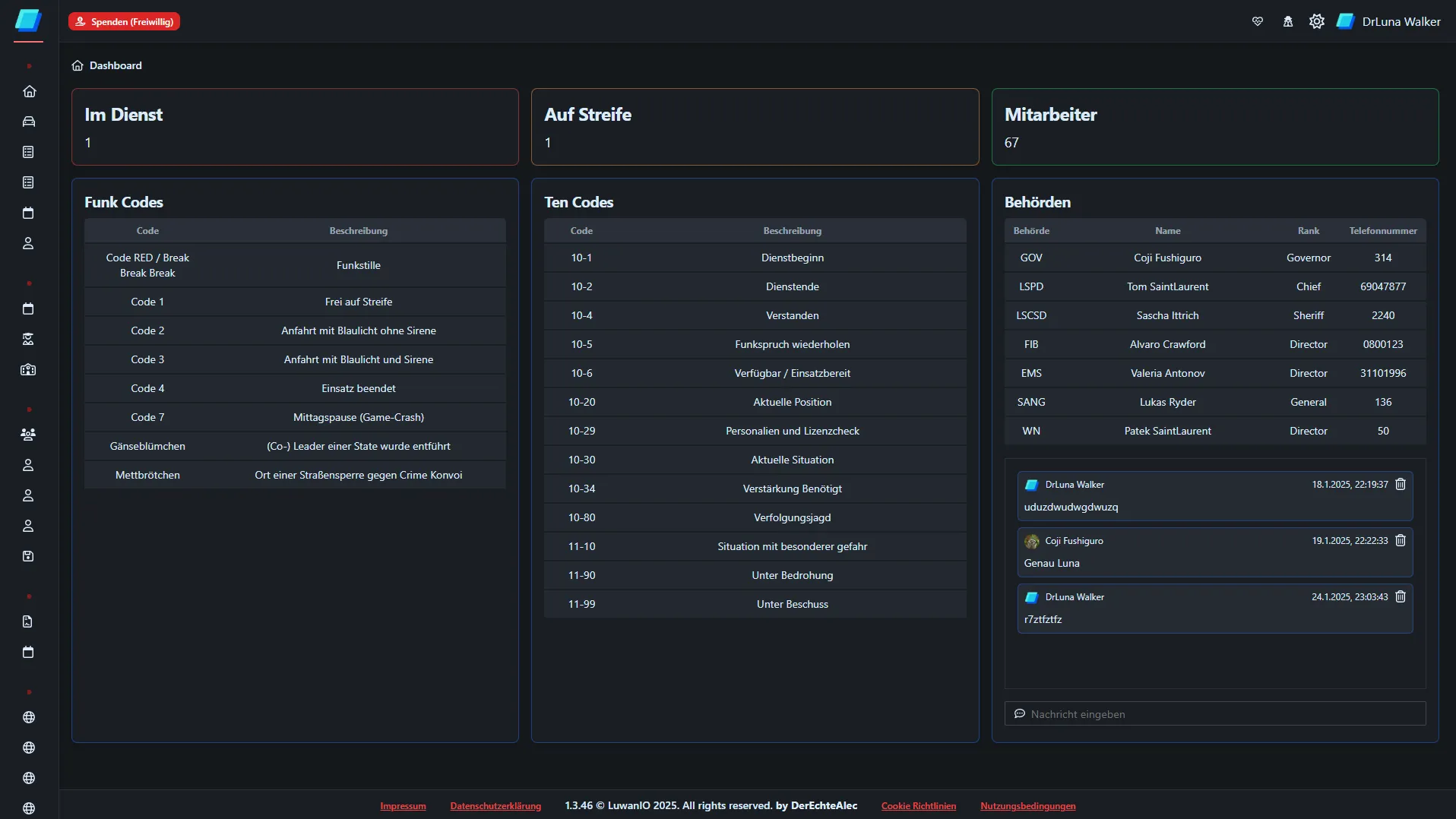 DienstblattNET Übersicht - Alle wichtigen Informationen auf einen Blick
